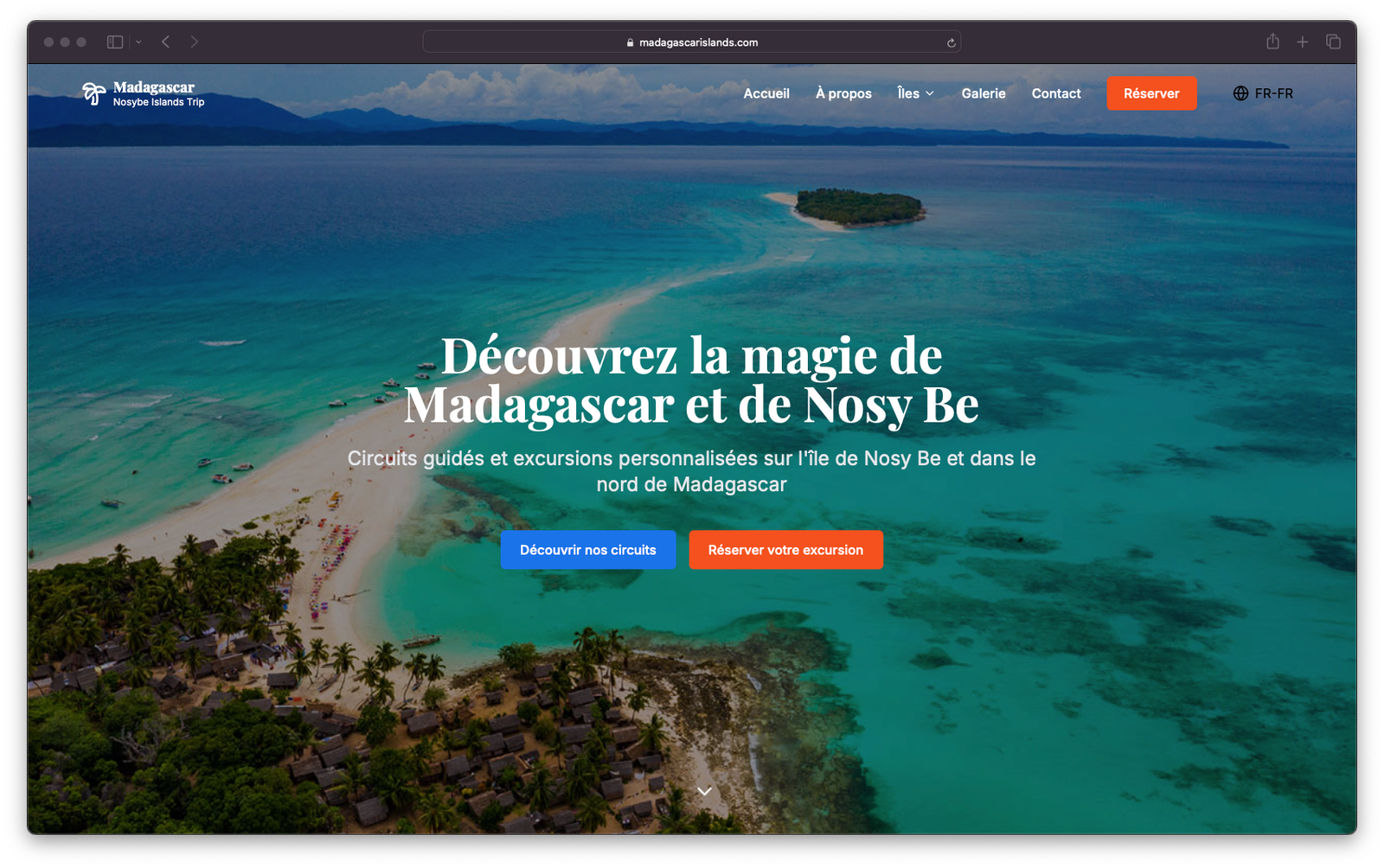 Site Dynamique — Madagascar Nosybe Islands Trip